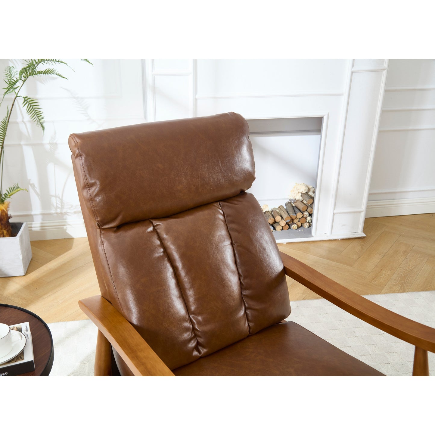 Sedia a sdraio regolabile marrone chiaro 26.38