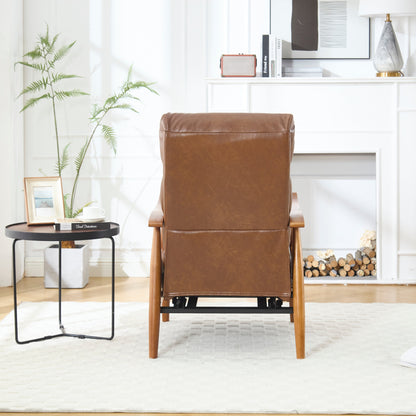 Sedia a sdraio regolabile marrone chiaro 26.38