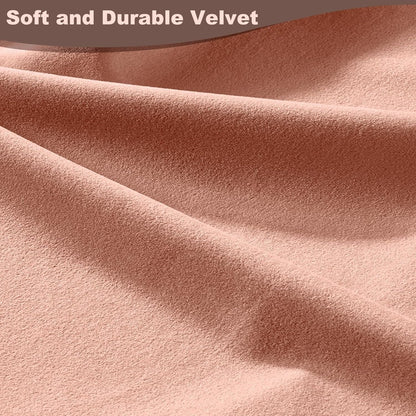 Divano letto futon moderno rosa chiaro da 78 posti con 2 cuscini e schienale per soggiorno