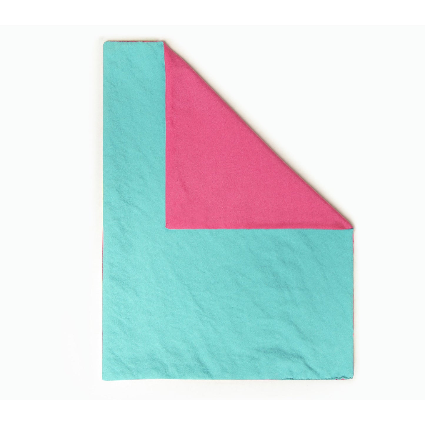 Set copripiumino reversibile Lil' Sis turchese e rosa shocking