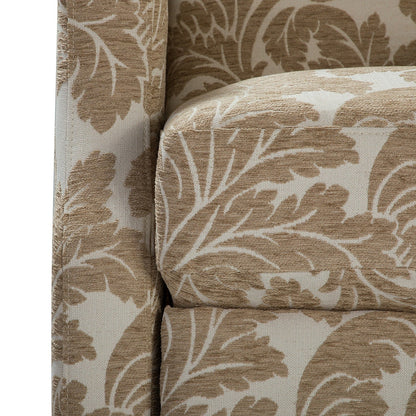 Poltrona reclinabile manuale Damaris Mid-Century Modern con schienale ad ala, design di HULALA HOME