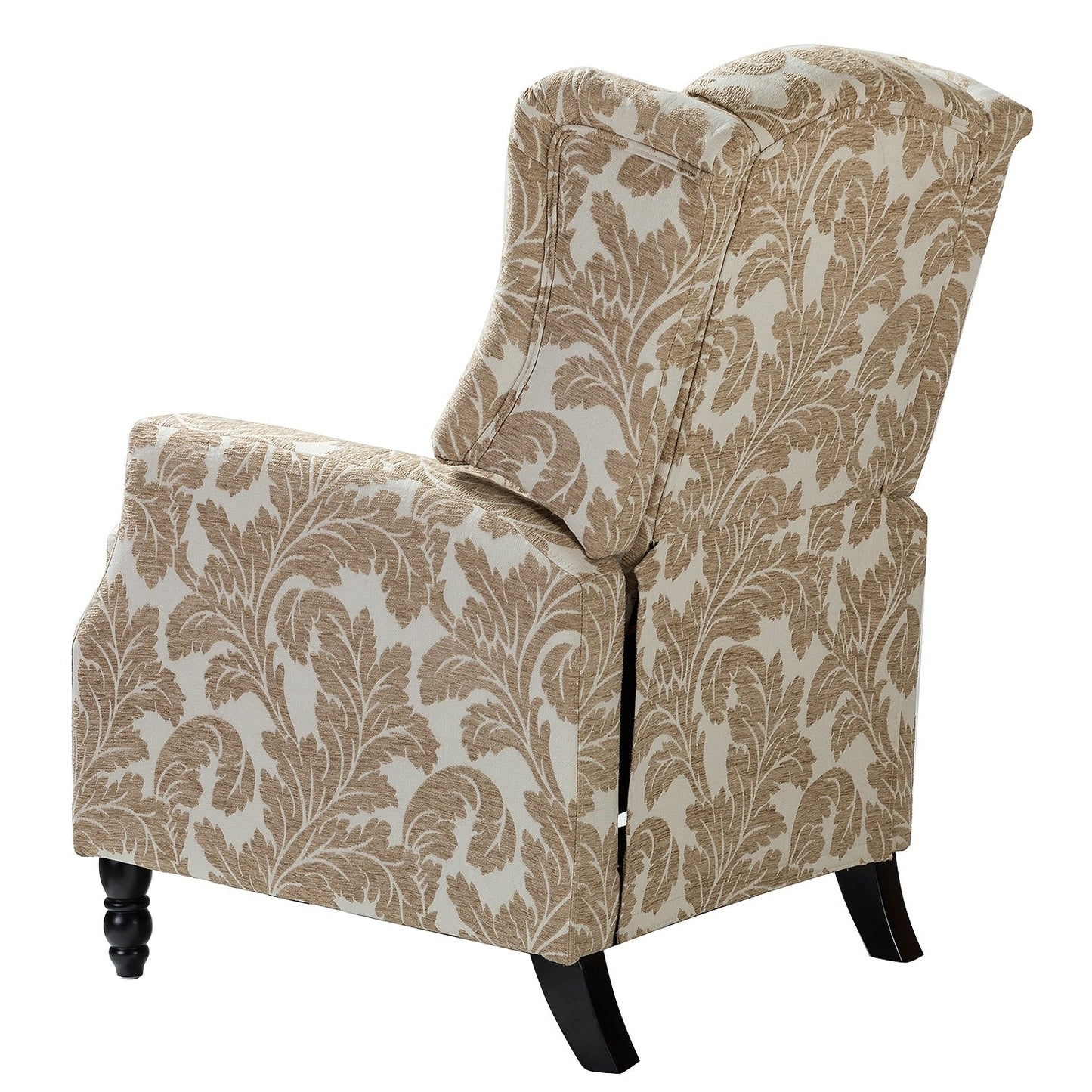 Poltrona reclinabile manuale Damaris Mid-Century Modern con schienale ad ala, design di HULALA HOME