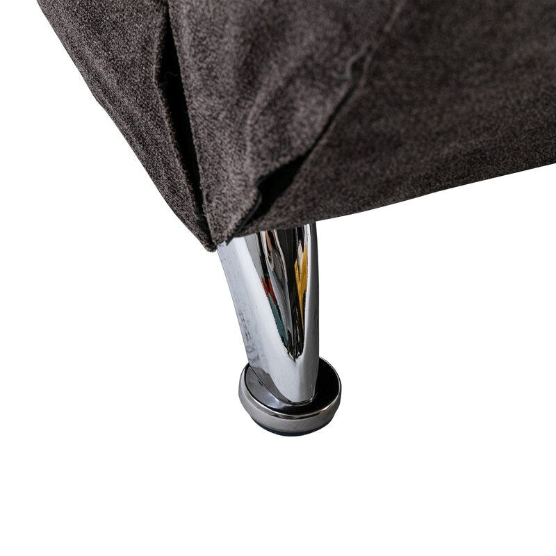 Poltrona reclinabile massaggiante in lino con telecomando, poltrona reclinabile massaggiante elettrica ergonomica, 5 modalità