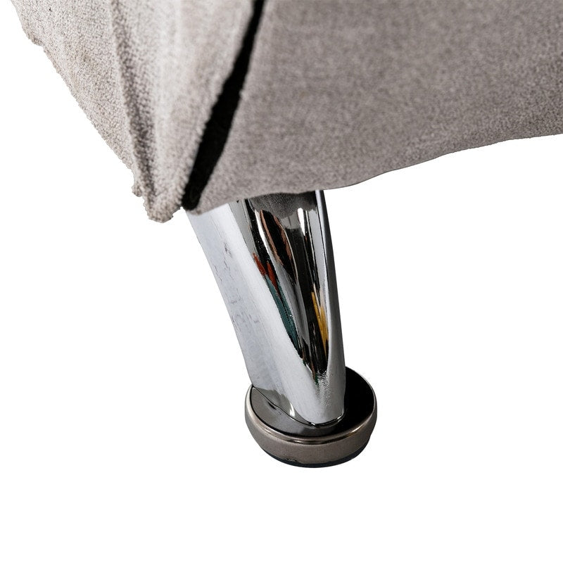 Poltrona reclinabile massaggiante in lino con telecomando, poltrona reclinabile massaggiante elettrica ergonomica, 5 modalità