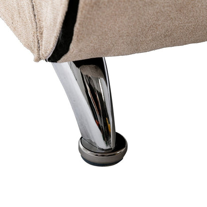 Poltrona reclinabile massaggiante in lino con telecomando, poltrona reclinabile massaggiante elettrica ergonomica, 5 modalità