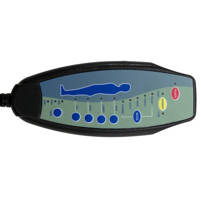 Poltrona reclinabile massaggiante in lino con telecomando, poltrona reclinabile massaggiante elettrica ergonomica, 5 modalità