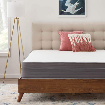 Materasso ibrido in memory foam gel medio Linenspa da 10 pollici