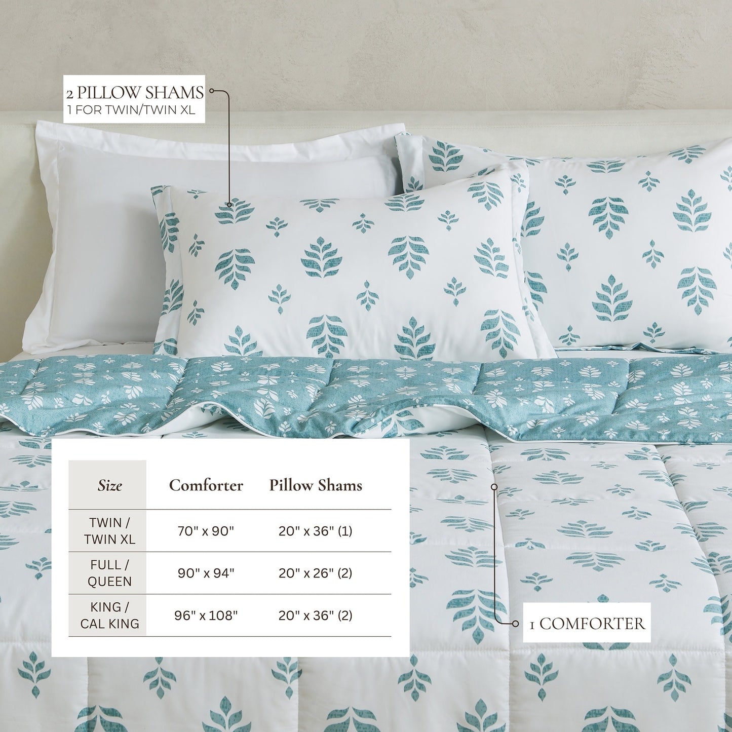 Set piumone reversibile Linery &amp; Co. All Season Down Alternative