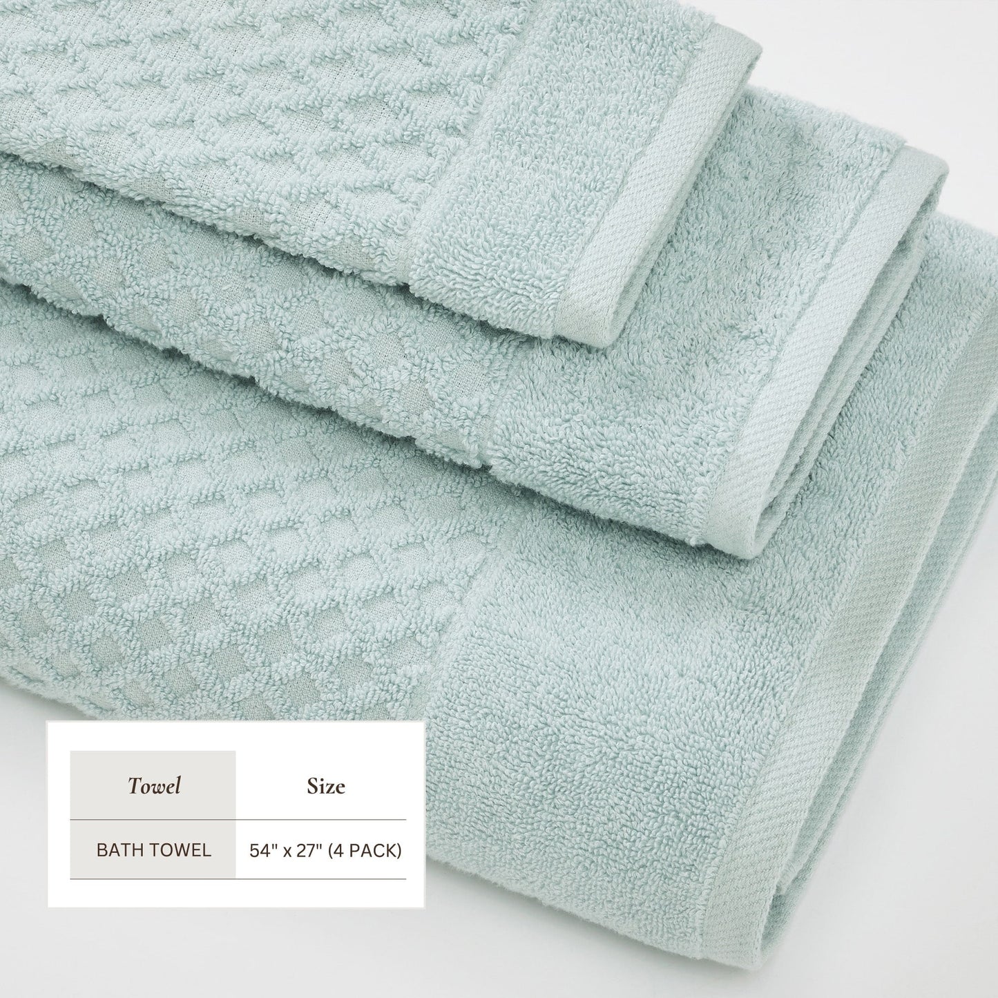 Asciugamani da bagno in cotone con trama a nido d'ape Linery &amp; Co.