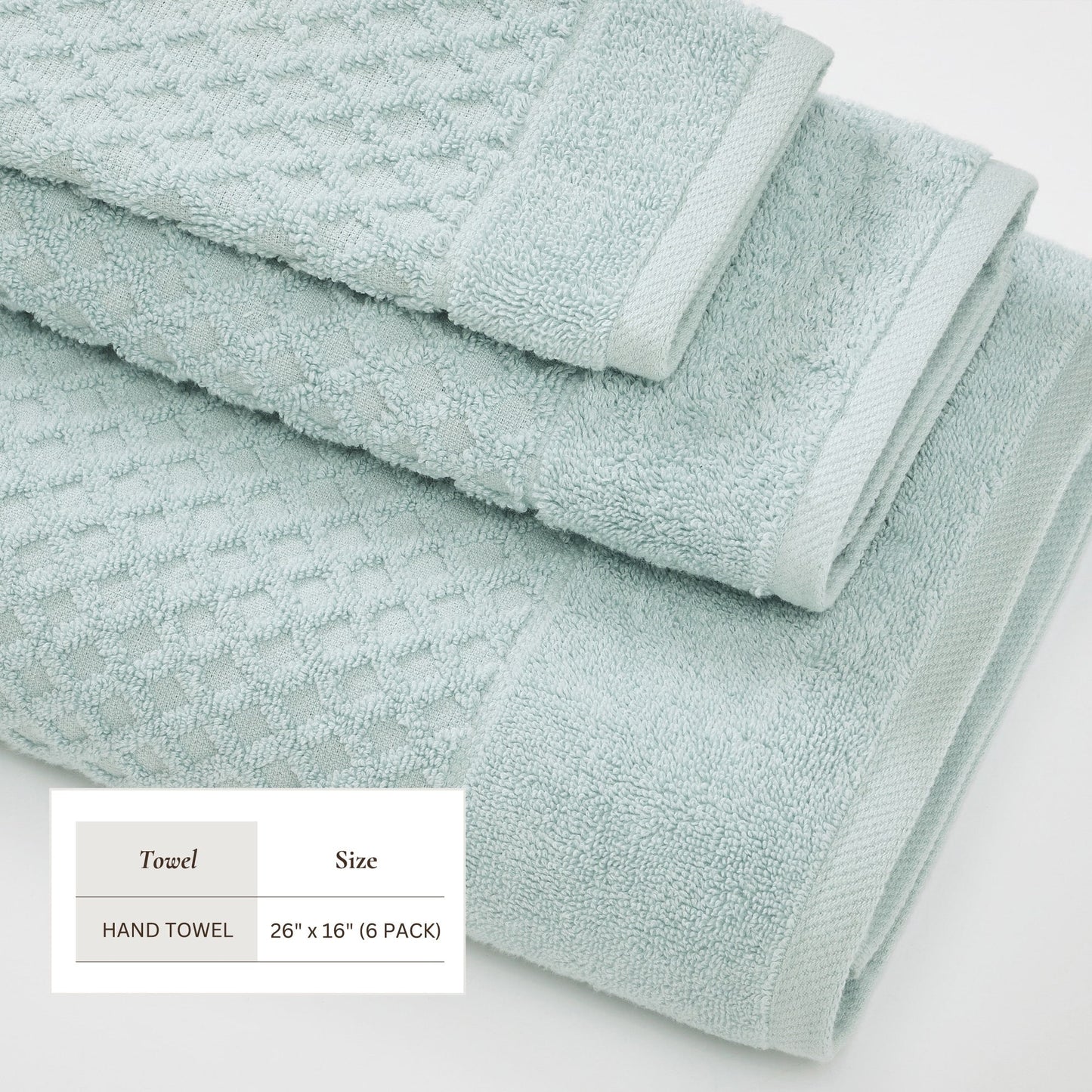 Asciugamani da bagno in cotone con trama a nido d'ape Linery &amp; Co.