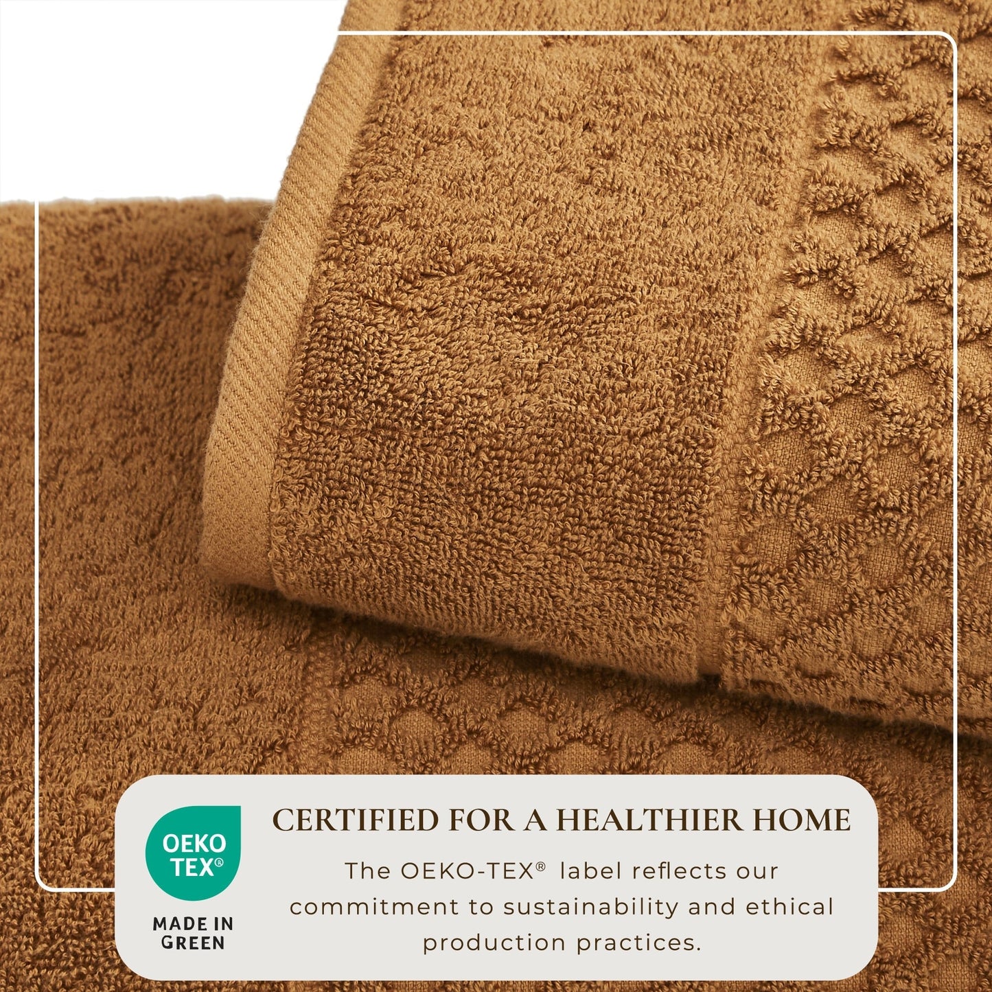 Asciugamani da bagno in cotone con trama a nido d'ape Linery &amp; Co.