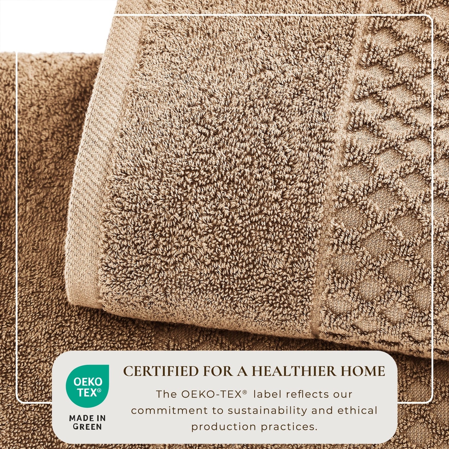 Asciugamani da bagno in cotone con trama a nido d'ape Linery &amp; Co.