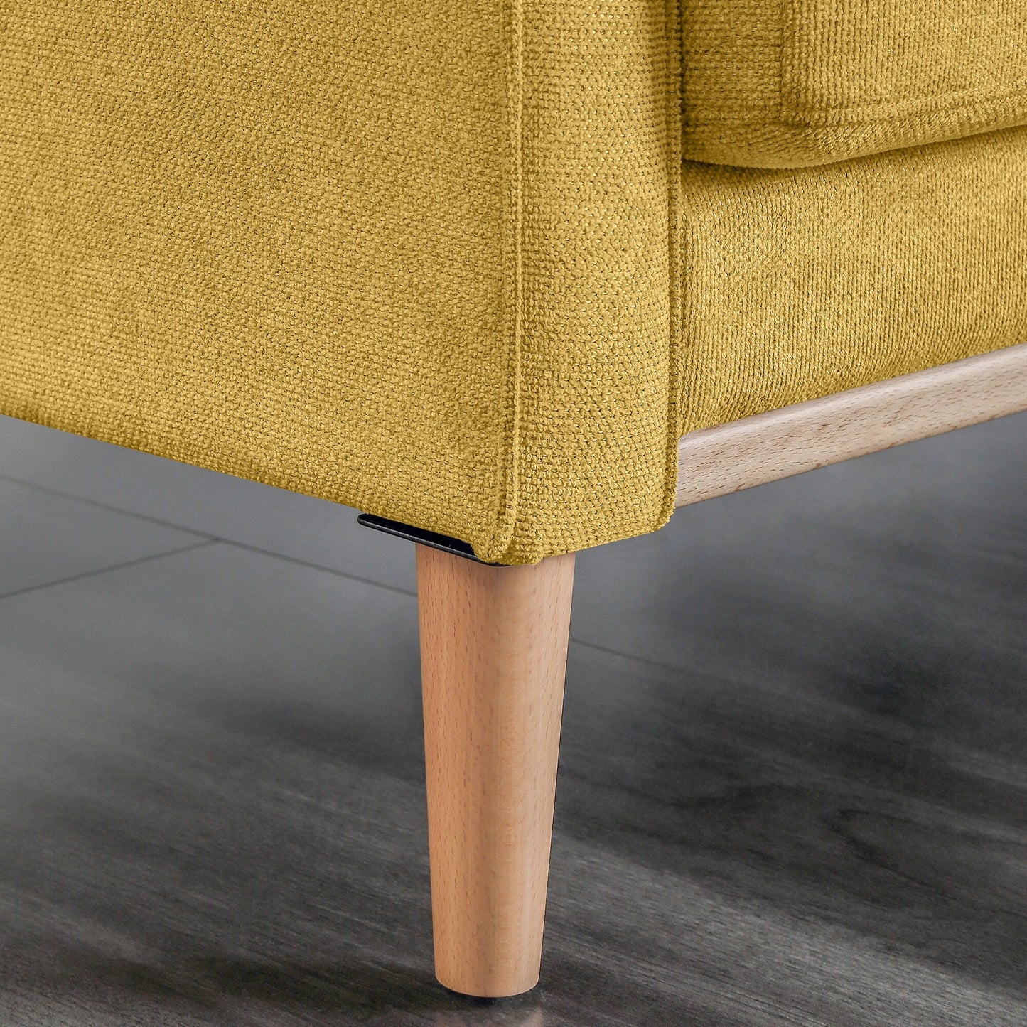 Divano a 3 posti in tessuto impermeabile Living Space con porta di ricarica USB