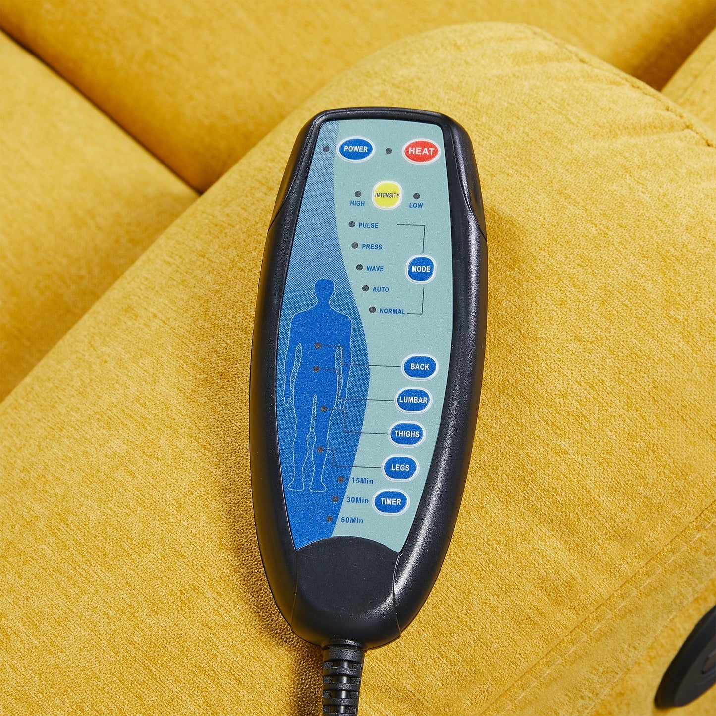 Poltrona reclinabile elettrica Liyasi con massaggio e calore per anziani