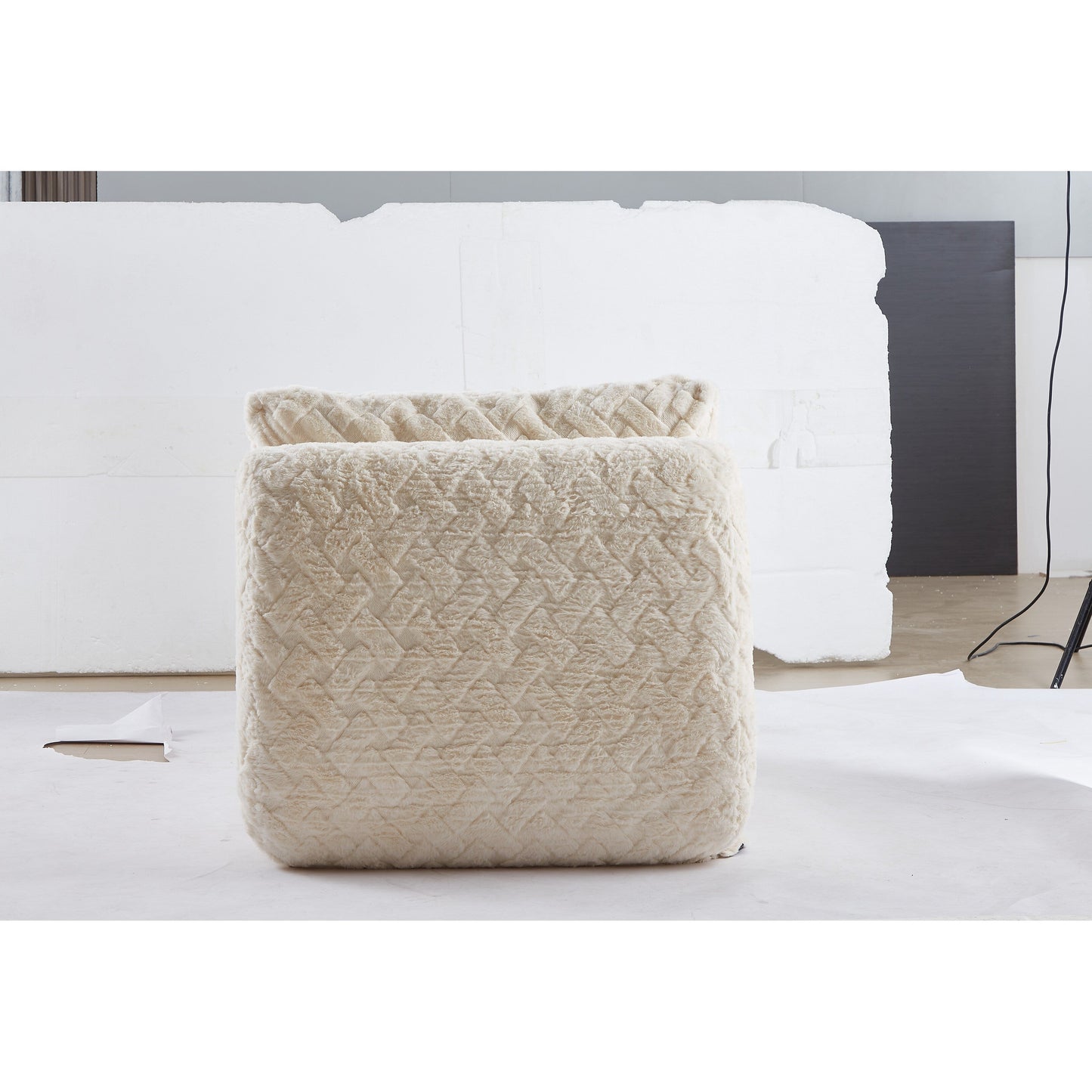 Poltrona con compressione completa e poggiapiedi girevole aggiuntivo