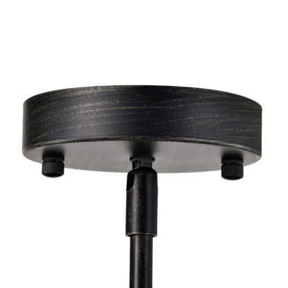 Lampadario Lorena Sputnik a 10 luci nero antico e oro metallizzato