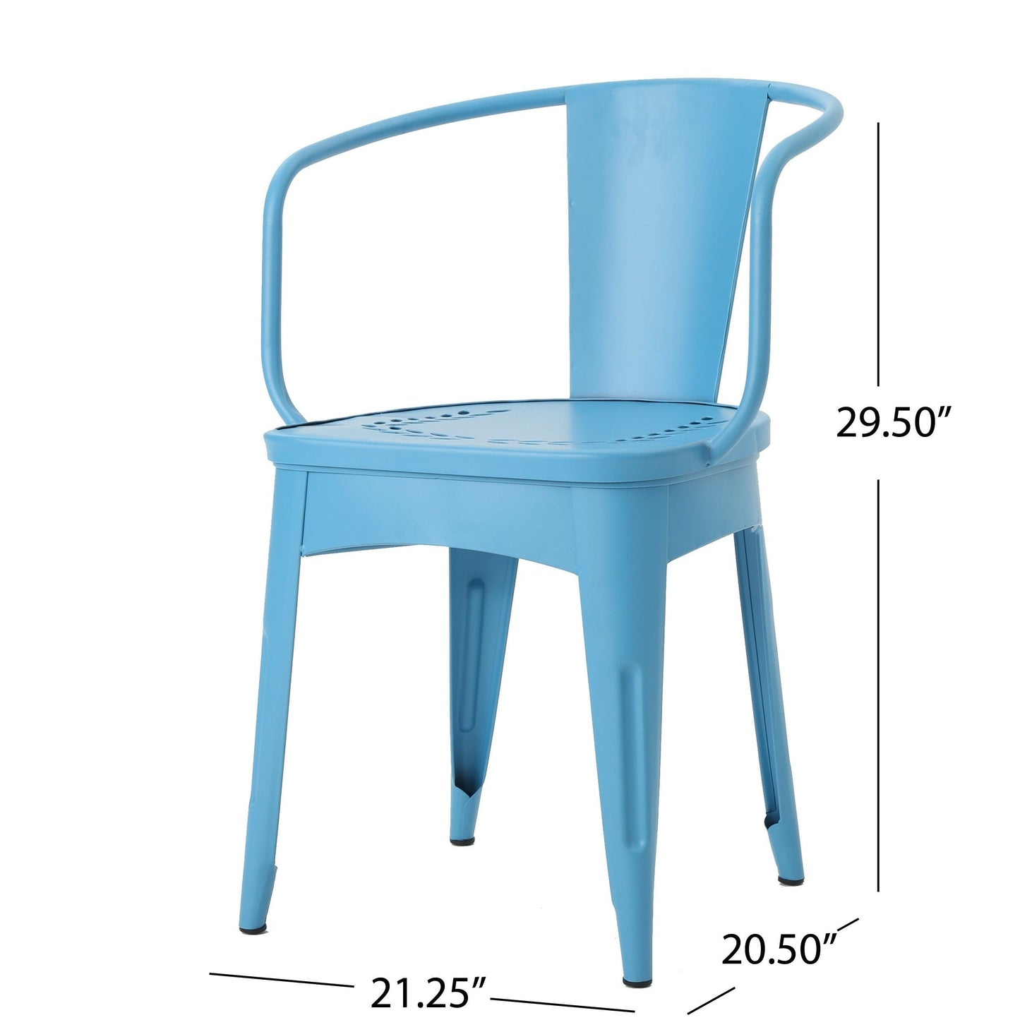 Set da bistrot da esterno Lourdes da 3 pezzi in ghisa di Christopher Knight Home