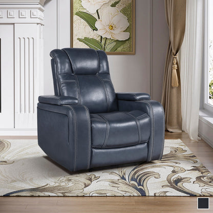 Poltrona reclinabile elettrica Lourical Leather Match