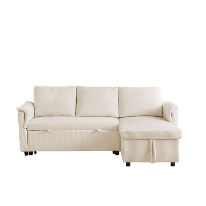 Divano a due posti con chaise longue, divano modulare convertibile a L con chaise longue contenitore