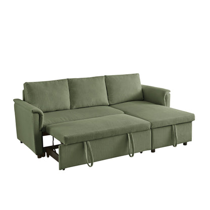 Divano a due posti con chaise longue, divano modulare convertibile a L con chaise longue contenitore
