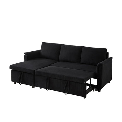 Divano a due posti con chaise longue, divano modulare convertibile a L con chaise longue contenitore