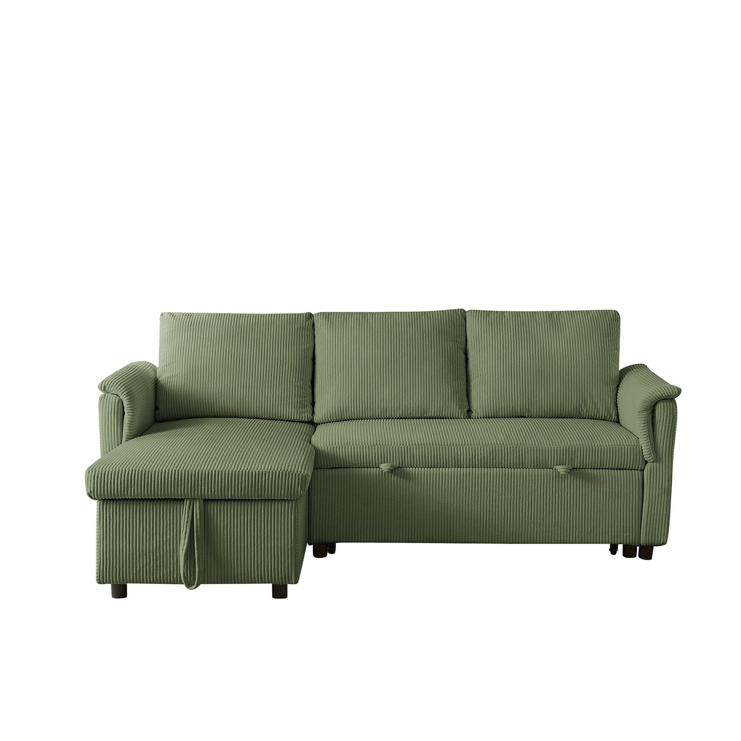 Divano a due posti con chaise longue, divano modulare convertibile a L con chaise longue contenitore