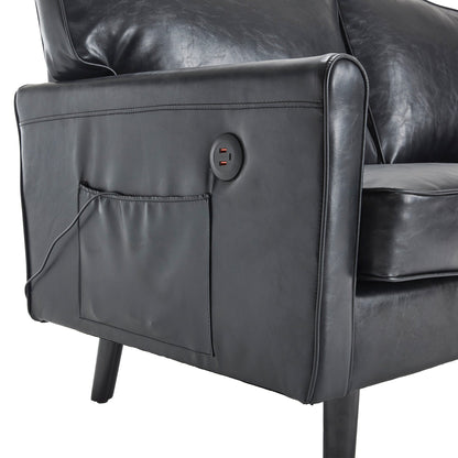 Divano a due posti, divani a 2 posti per soggiorno, divano piccolo con USB e fodera per cuscino rimovibile