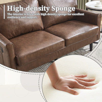 Divano a due posti, divani a 2 posti per soggiorno, divano piccolo con USB e fodera per cuscino rimovibile