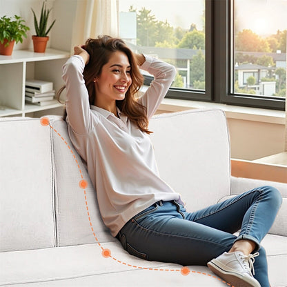 Divano a due posti, divano in tessuto, piccolo divano a due posti con tasche laterali per soggiorno, camera da letto, ufficio, appartamento, piccolo spazio