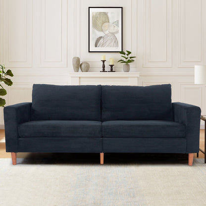 82.7 Divani per soggiorno, comodi divani a due posti, divano a due posti in velluto a coste, facile da montare per piccoli spazi