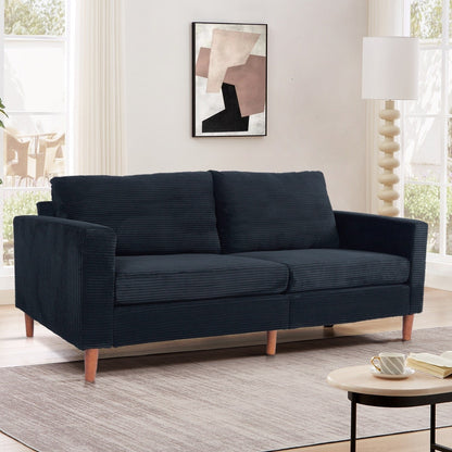 82.7 Divani per soggiorno, comodi divani a due posti, divano a due posti in velluto a coste, facile da montare per piccoli spazi