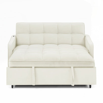 Divano letto a due posti con letto estraibile e schienale regolabile - 2 posti