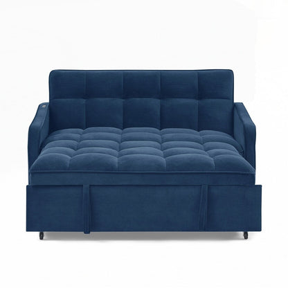 Divano letto a due posti con letto estraibile e schienale regolabile - 2 posti