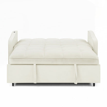 Divano letto a due posti con letto estraibile e schienale regolabile - 2 posti