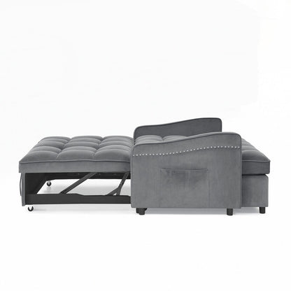 Divano letto a due posti con letto estraibile e schienale regolabile - 2 posti