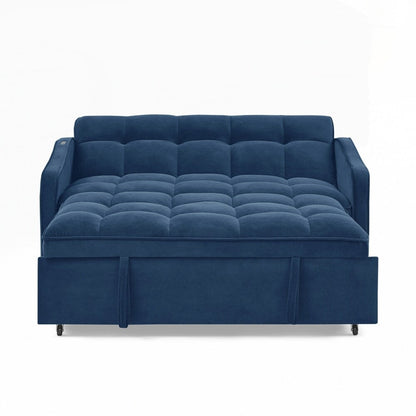 Divano letto a due posti con letto estraibile e schienale regolabile - 2 posti