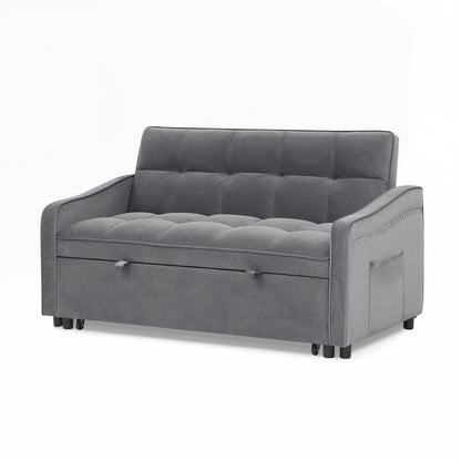 Divano letto a due posti con letto estraibile e schienale regolabile - 2 posti