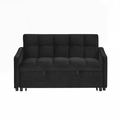 Divano letto a due posti con letto estraibile e schienale regolabile - 2 posti