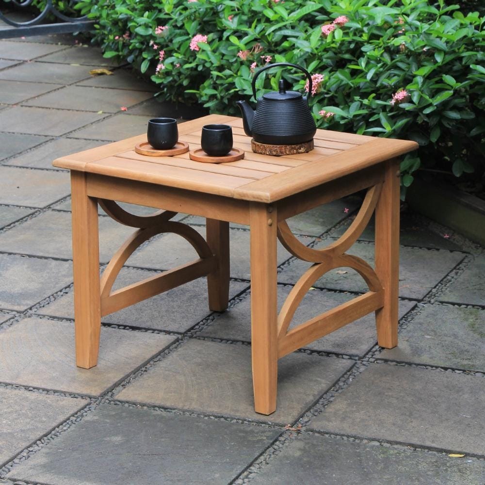 Set da conversazione per esterni Cambridge Casual Lowell in legno di teak da 5 pezzi