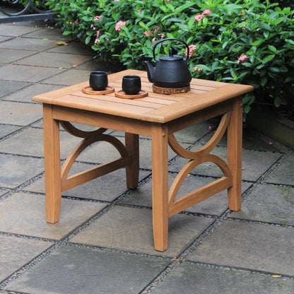 Set da conversazione per esterni Cambridge Casual Lowell in legno di teak da 5 pezzi