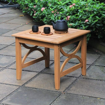Set da conversazione per esterni Cambridge Casual Lowell in legno di teak da 5 pezzi