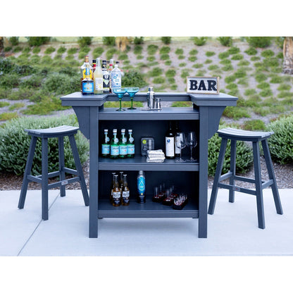 Bancone da bar LuXeo Bailey-Cabo, set da 3 pezzi