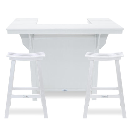 Bancone da bar LuXeo Bailey-Cabo, set da 3 pezzi