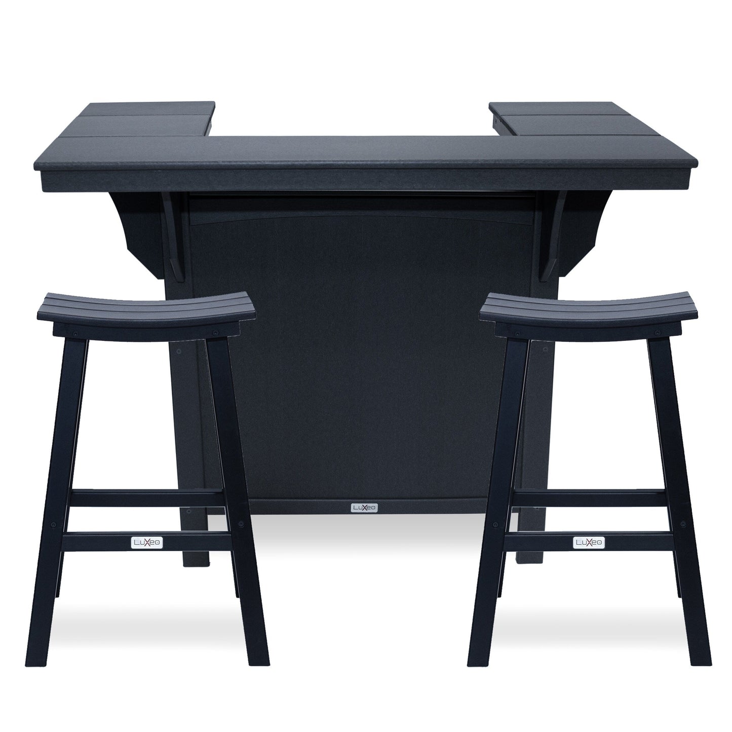 Bancone da bar LuXeo Bailey-Cabo, set da 3 pezzi