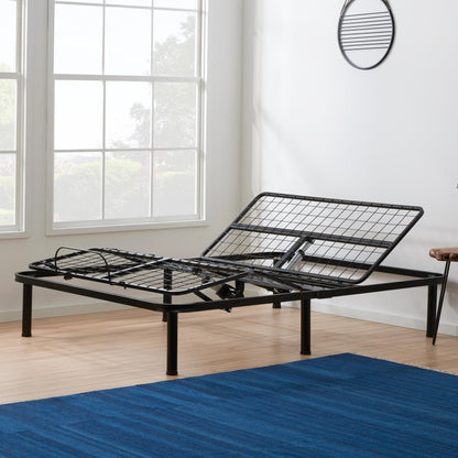 Materasso in memory foam gel da 10 pollici Lucid Comfort Collection e set letto regolabile standard