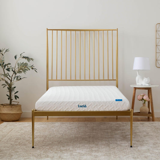 Materasso in memory foam Lucid da 5 pollici con sensazione di fermezza