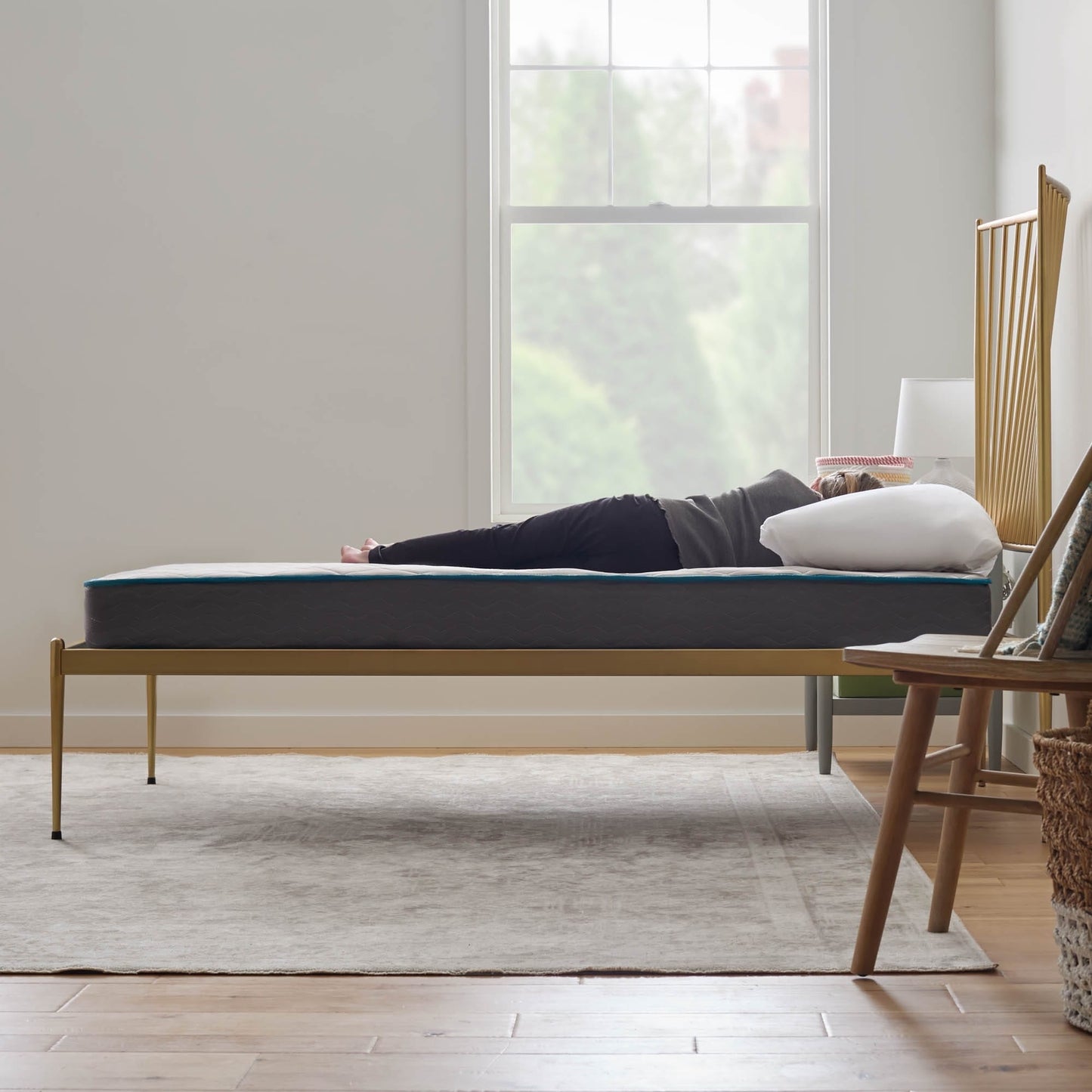 Materasso a molle Lucid Comfort Collection da 7 pollici, sensazione di fermezza