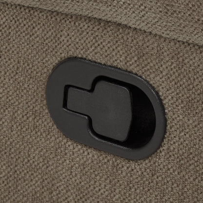 Poltrona reclinabile manuale in tessuto ciniglia Lufkin di iNSPIRE Q Classic