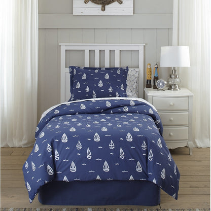 Set di piumoni stampati Lullaby Bedding Away at Sea, 4 pezzi