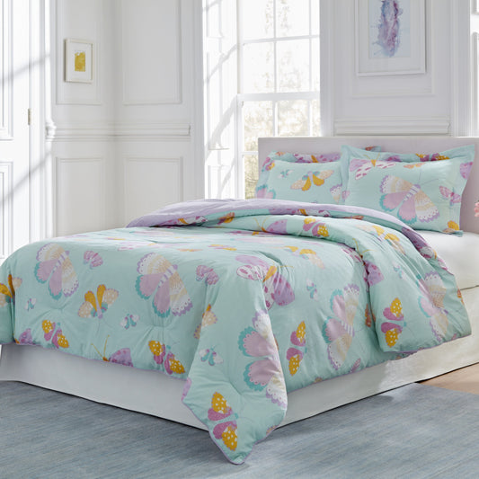 Set di piumoni di lusso in cotone Lullaby Bedding Butterfly Fairy